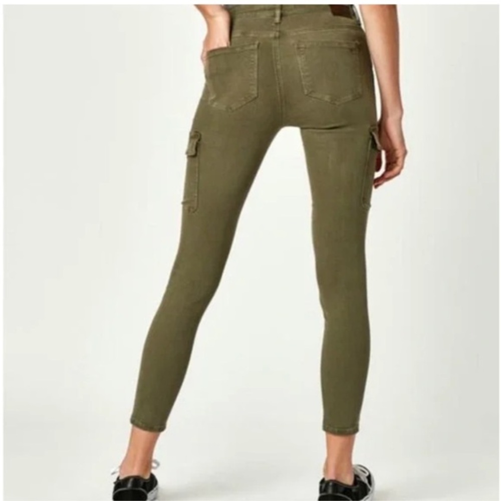 Mavi Arina High-Rise Skinny Cargo Jeans Dark Taupe Size‎ 30 L Stretchy Pants